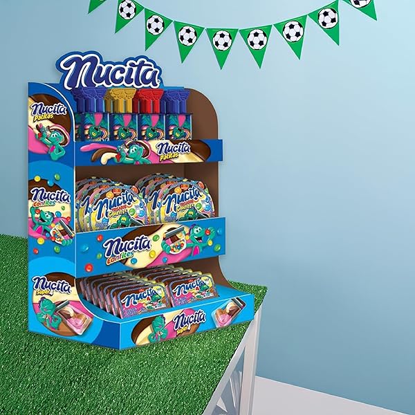 NUCITA ASSORTED | NUCITA SUPER 4, NUCITA PATITAS, AND NUCITA CONFITES | CREAMY CANDY FOR CHILDREN | READY TO DISPLAY 18.41 OZ