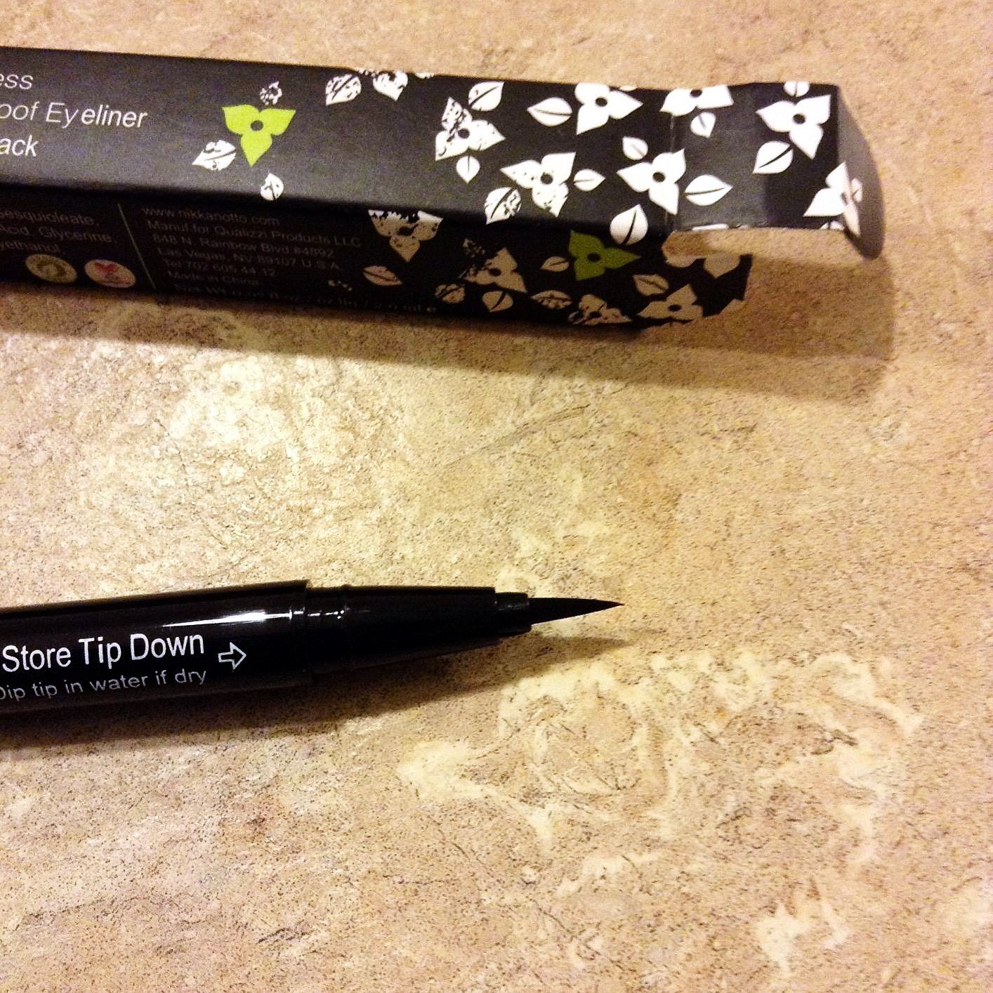 Nikka Notto Liquid Eyeliner Waterproof Black, Precise Wear, All Day
