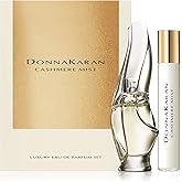 Donna Karan Cashmere Mist Luxury Eau de Parfum Set For Women - Mini 0.5 Fl. Oz. & Travel Spray 0.5 Fl. Oz.