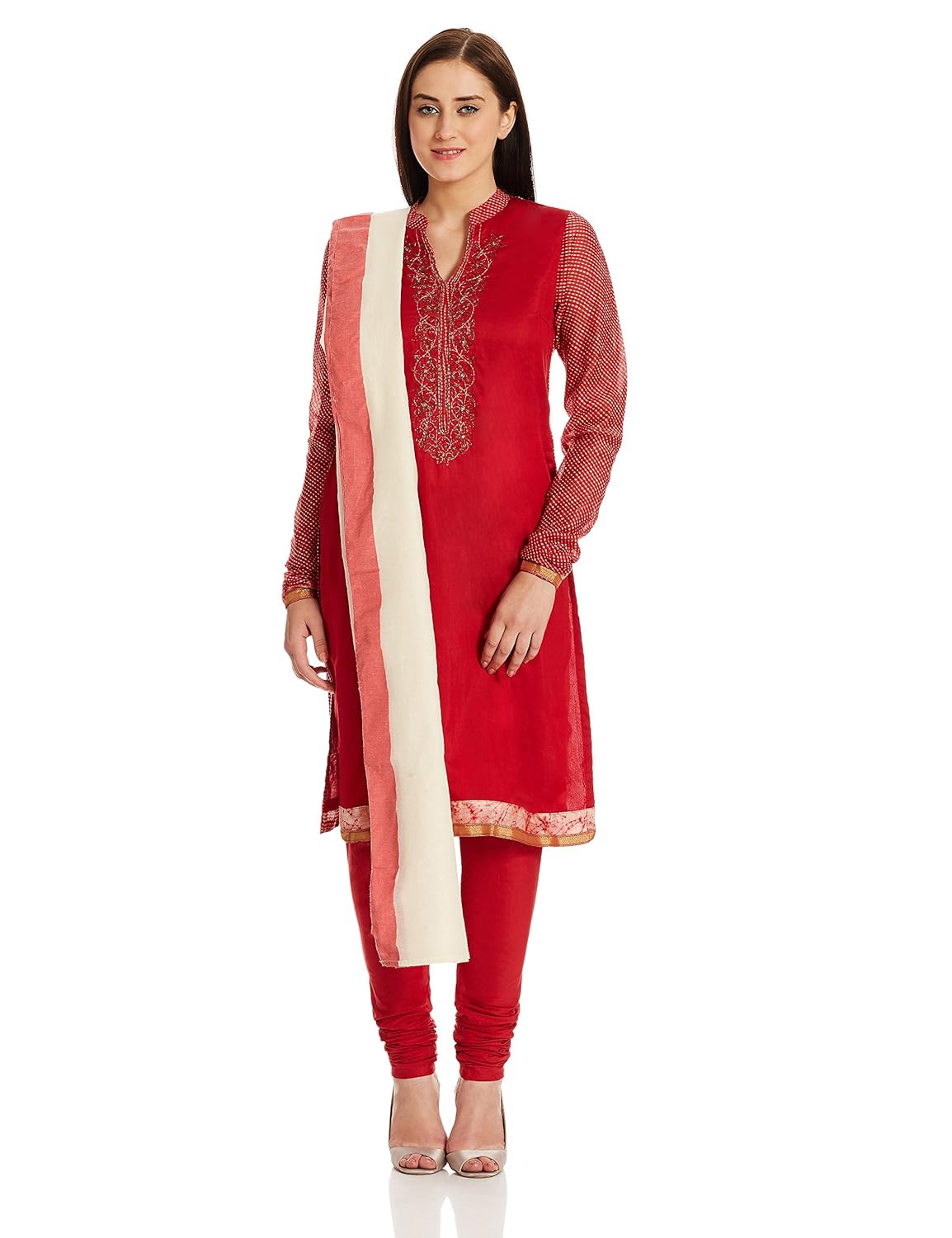 biba women's a-line salwar suit