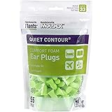 Flents Ear Plugs, 55 Pair, Ear Plugs for Sleeping, Snoring, Loud Noise, Traveling, Concerts, Construction, & Studying, Contou