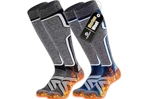 Cirorld Merino Wool Ski Socks Women Men,2 Pairs Knee High Winter Warm Skiing Socks Performance Thermal Snowboarding Socks