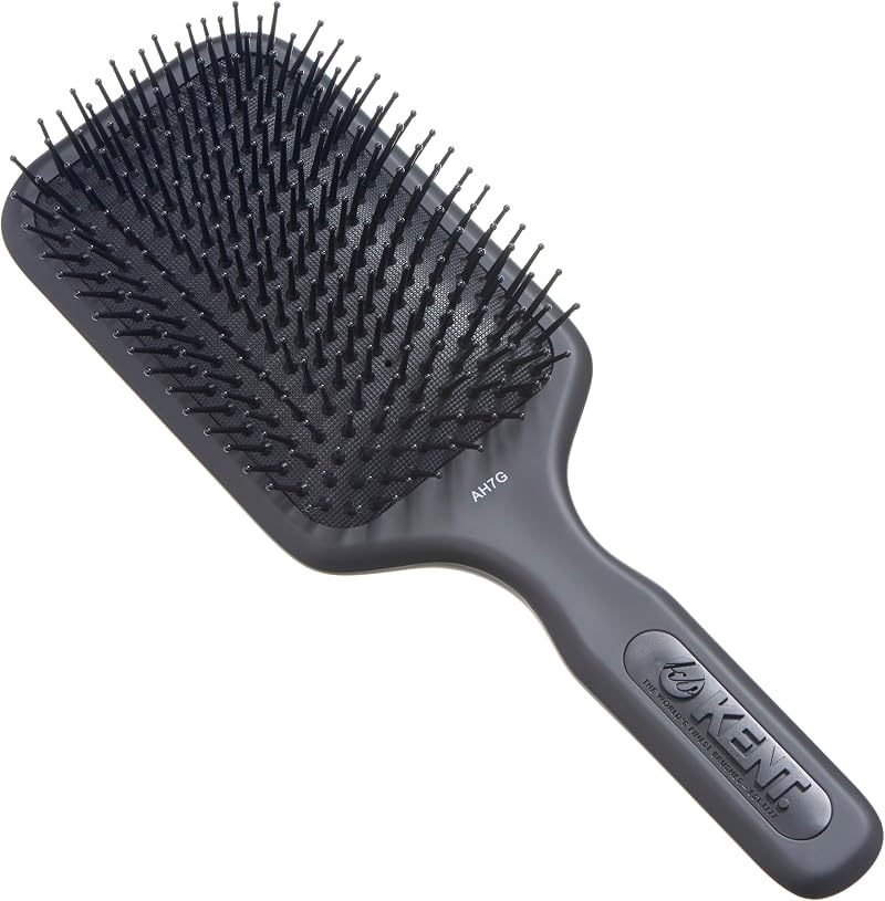 KENT AH7 Grey Extra Large Phine Pin Cushioned Base Hair Brush