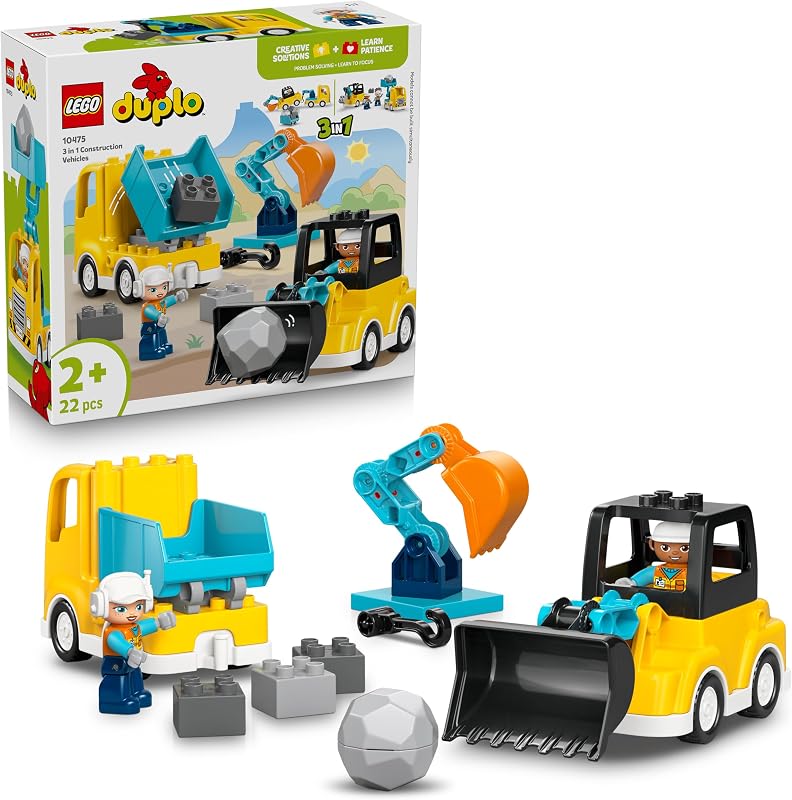 DUPLO Baufahrzeuge – 3-in-1-Set 10475