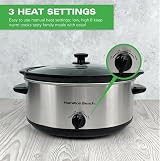 Hamilton Beach 6.5L Slow Cooker HBSC070S 240W Energy Efficient Removable view 7