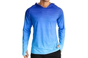 APTRO Men's UPF 50+ Sun Protection Long Sleeve Hoodie Shirts UV Outdoor Fishing Shirts SPF Rash Guard Shirts for Men