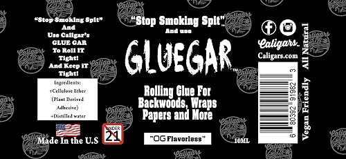 Caligars GlueGar Natural Rolling Glue - Plant Based Flavored Adhesive For Wraps & Papers, Pina Colada 10ml - View #4