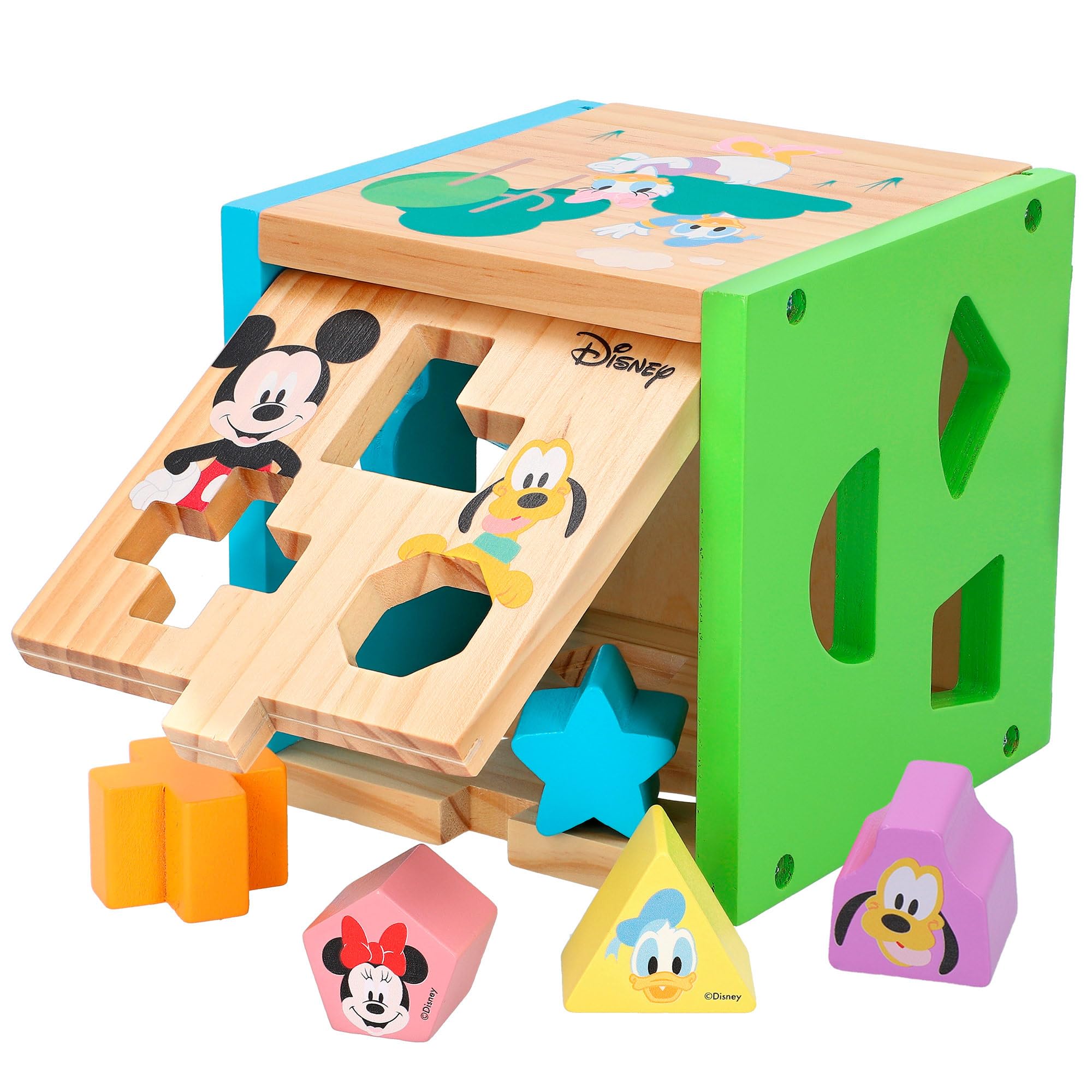 WOOMAX -DISNEY CUBE SHAPES WOOD 15 CM