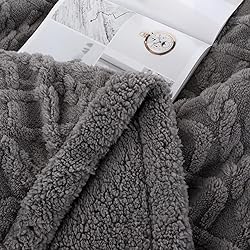 PU MEI Sherpa Throw Blanket for Couch Sofa