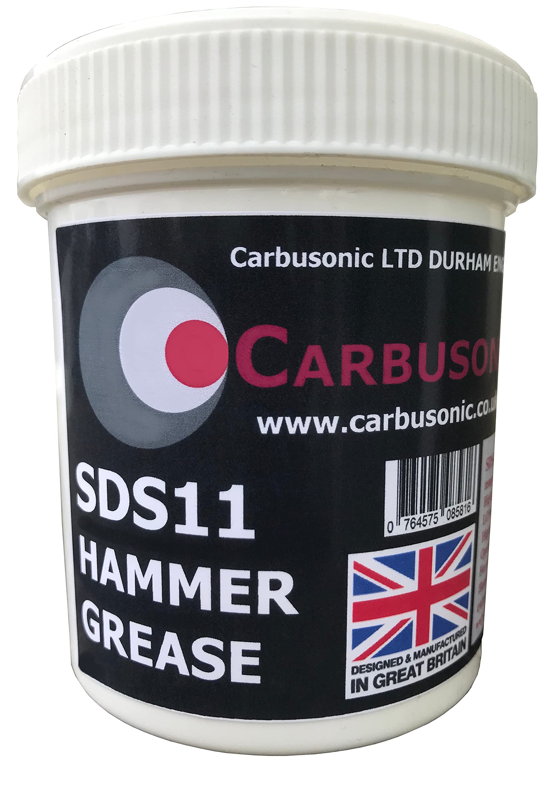 Carbusonic Hammer Grease, Contains Graphite for SDS, Rotary, Pneumatic Drills 200gm