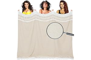 Yongoes Oversized Turkish Beach Towel Blanket Cotton Giant XL Sandproof Towels Huge Linen XXL Extra Large Big Throw Quilt Blankets for Adults Cloud Travel Camping Glamping Accessories Essentials