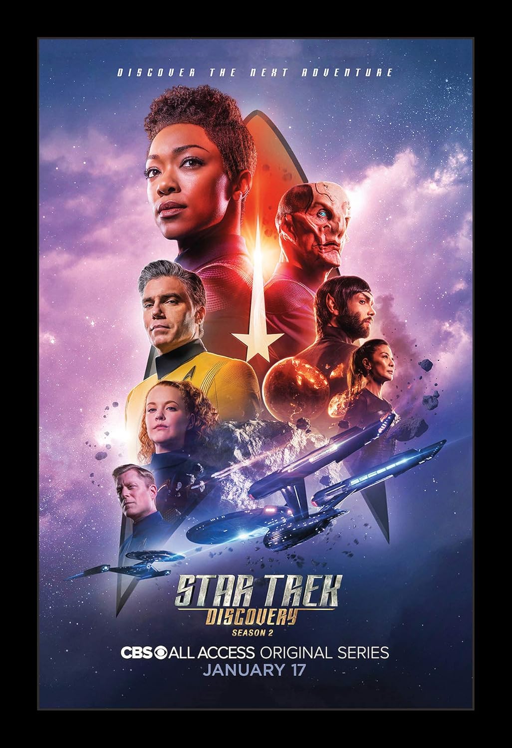 Wallspace 11x17 Framed Movie Poster - Star Trek Discovery