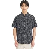 Quiksilver Men's Regular Fit Premium Soft Cotton Short Sleeve Button Down Woven Shirt