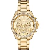 Michael Kors Wren Women's Watch, Stainless Steel and Pavé Crystal Watch for Women