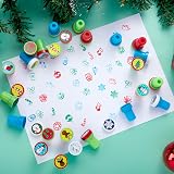 JOYIN 25 Christmas Rubber Stamps Kids Assorted Stampers Party Favor Stocking view 6