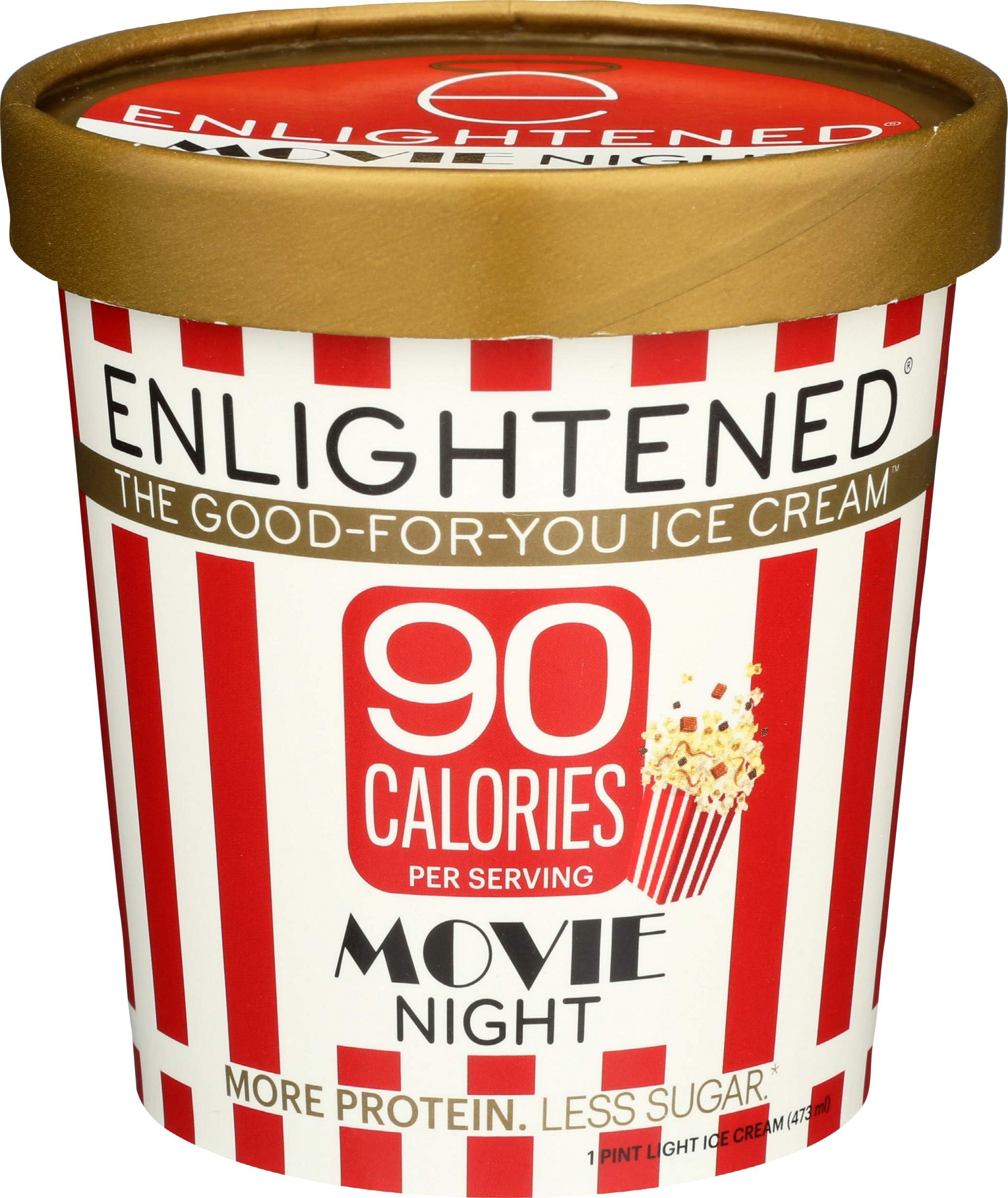 Enlightened, Ice Cream Movie Night Popcorn, 16 Ounce