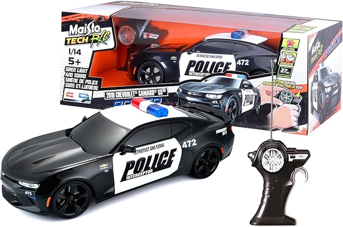 Maisto M81276 1:14 RC Police CAR, Multi: Amazon.co.uk: Toys & Games