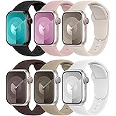 DONEGANI C6 Band for Apple Watch Bands Women Men Se Ultra 2 40mm 44mm 46mm 42mm 45mm 41mm 38mm 49mm Series 10 9 8 7 6 5 4 3 iWatch Sport Strap Silicone Black Pink..