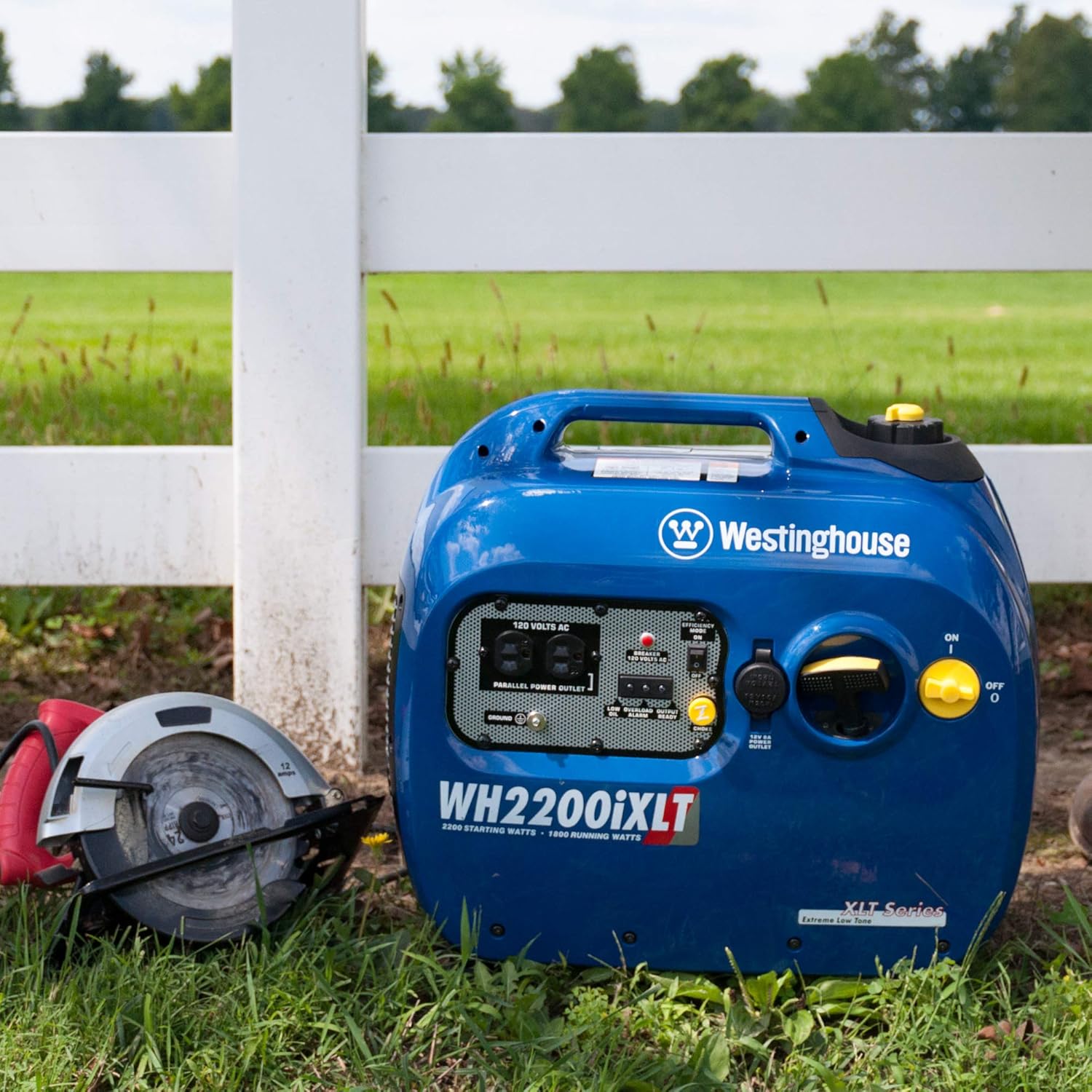 Westinghouse WH2200iXLT Super Quiet Portable Inverter Generator 1800 Rated & 2200 Peak Watts, Gas Powered : Garden & Outdoor
