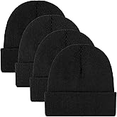 Cooraby Beanie Cap Winter Warm Hats Soft Knit Beanie for Men or Women