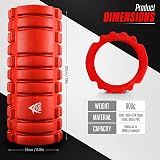 The Glowhouse ActivNRG Fitness Foam Roller Red 33cm 14cm Diameter 700g view 3
