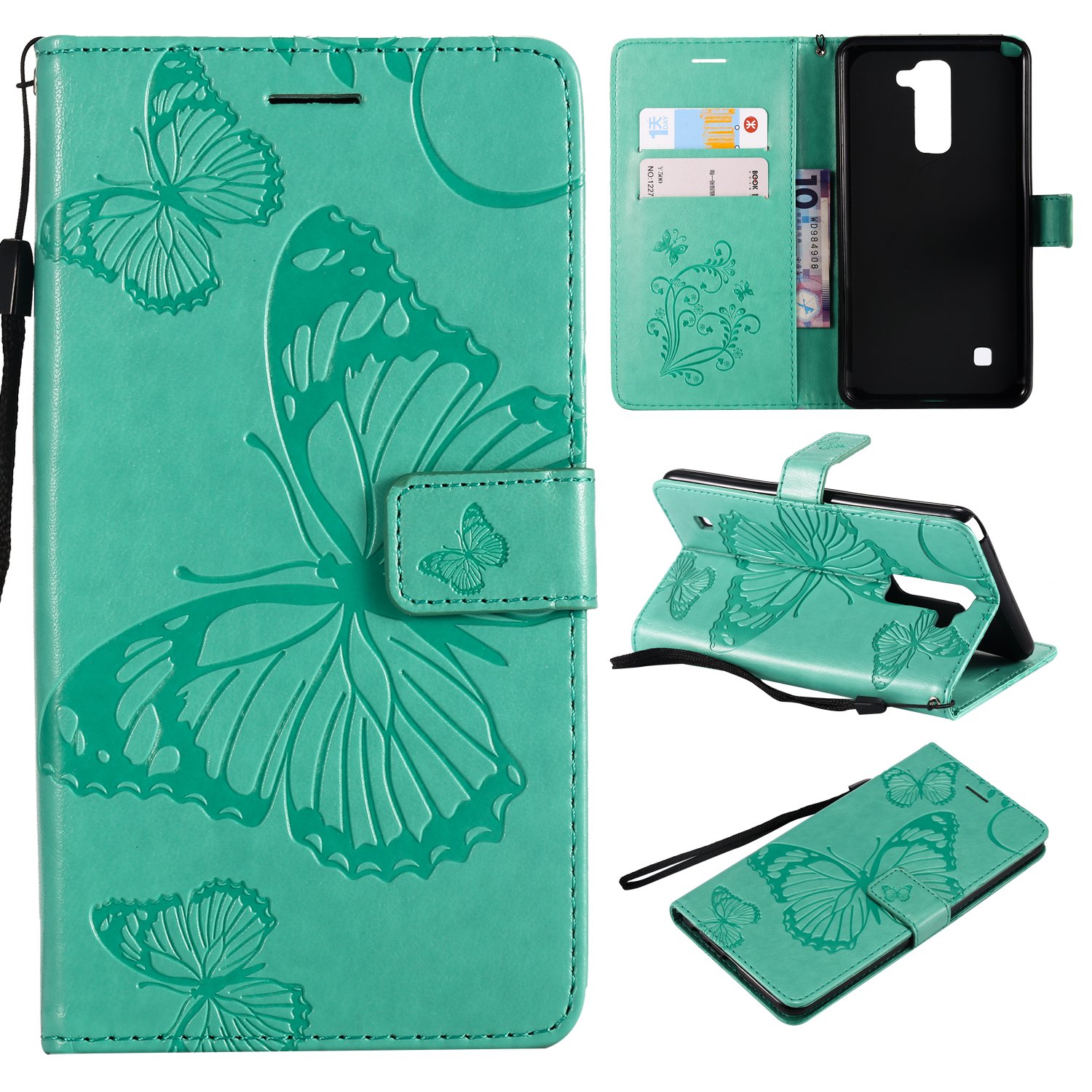 Best green wallet case for lg stylo 2
