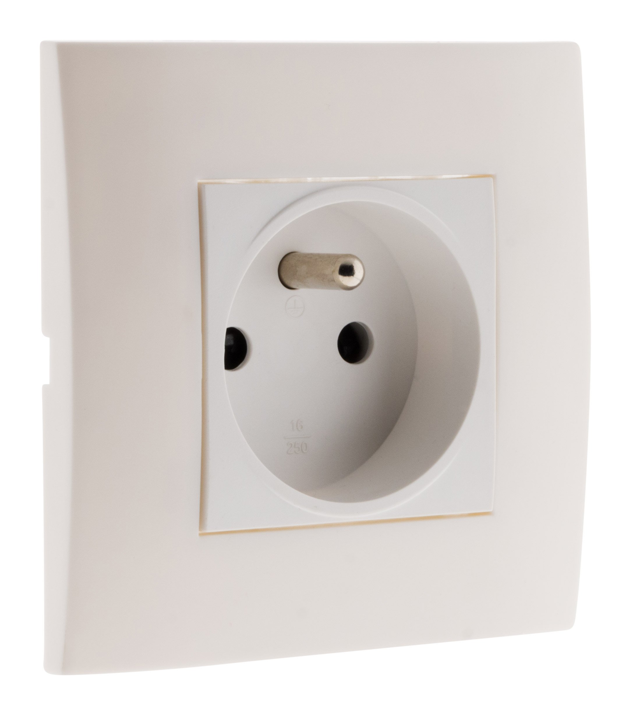 Simplea 135618 Socket 2P+T, White, Size L