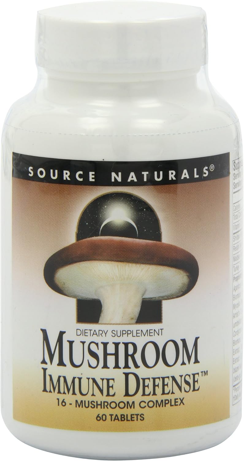 Source Naturals Mushroom Immune Defense, 60 Tablets Health