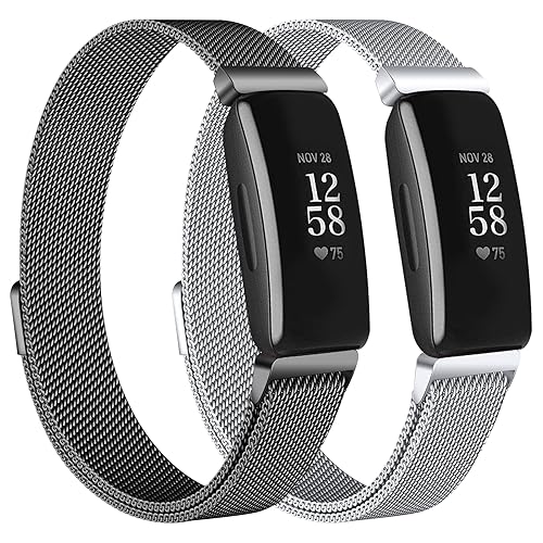 OCEBEEC 2-Pack Bands Compatible with Fitbit Inspire 2/ Inspire HR