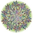 Bgraamiens Puzzle-Magic Tree of Life -1000 Pieces Colorful Leaves Round Mandala Puzzle Color Challenge Jigsaw Puzzles