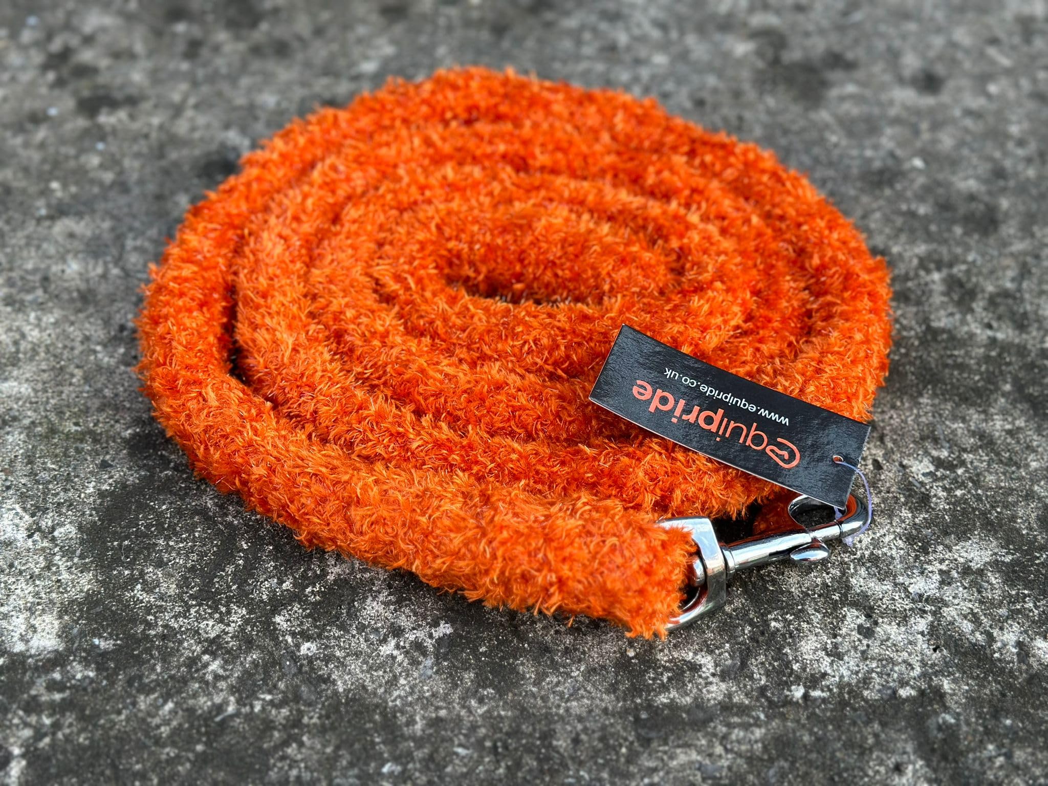 Horse Lead Rope for Headcollar Dog Leash Super Soft Grip (Orange)