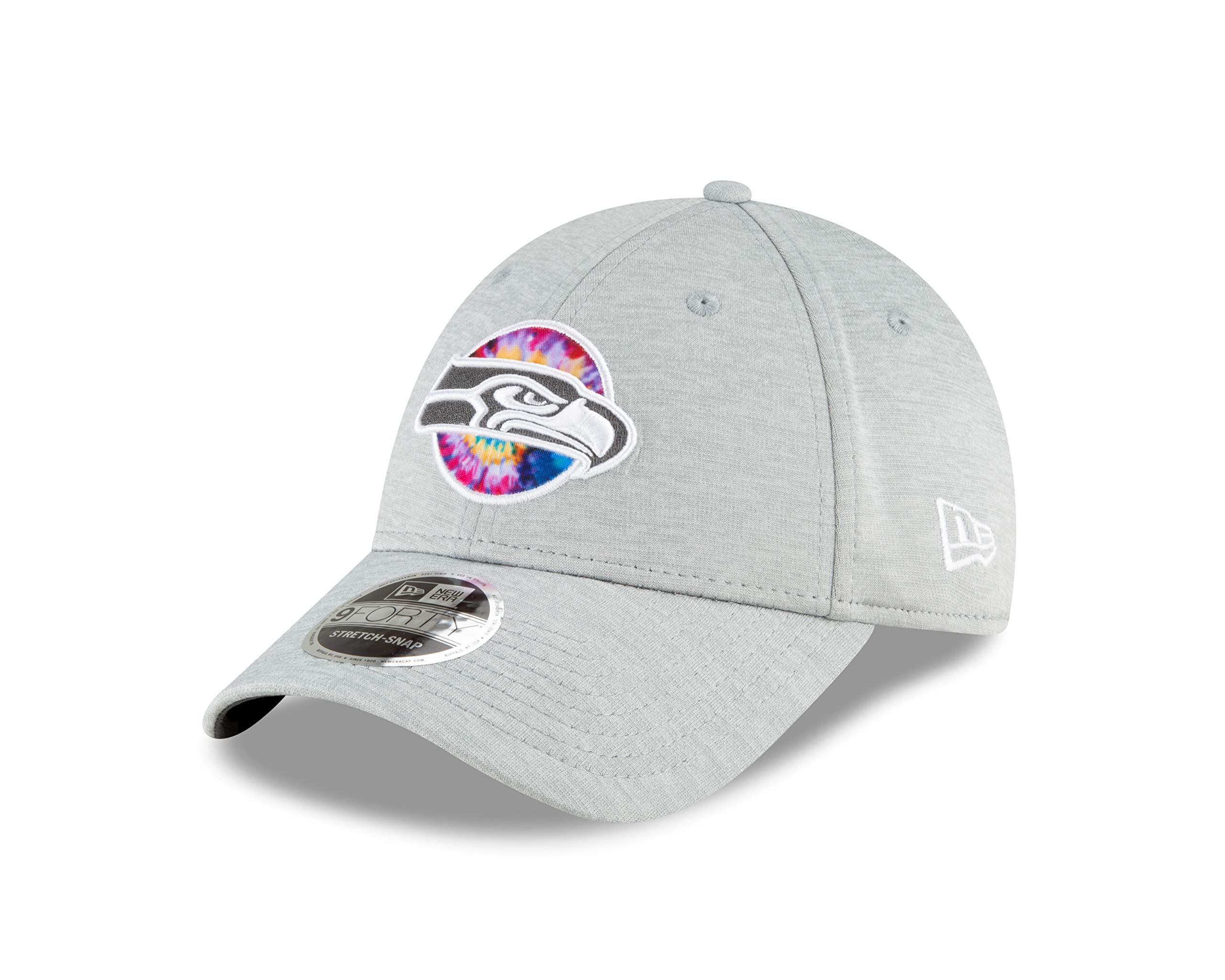 New Era Seattle Seahawks 9forty Stretch Snapback Cap Nfl 2020 Crucial Catch Grey - One-Size