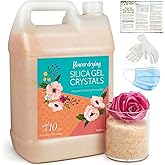 LotFancy Silica Gel Flower Drying, 10 LBS Color Indicating Silica Crystals for Wedding Bouquet Preservation