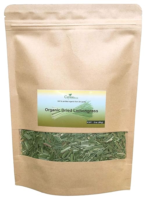 Organic premium grade dried lemon grass (2 oz) Grocery & Gourmet Food