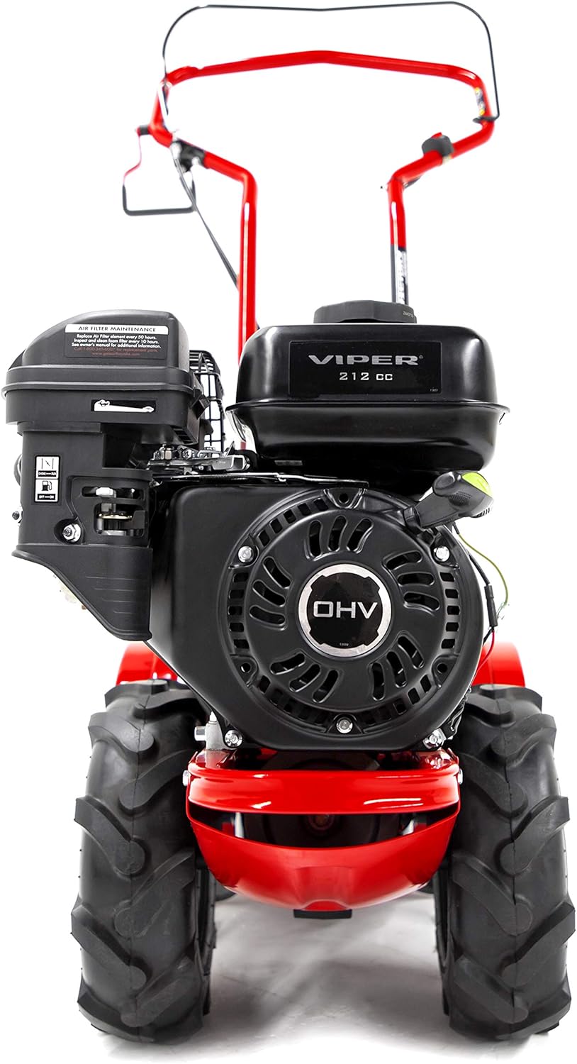 EARTHQUAKE 33970 Victory Rear Tine Tiller, Red : Garden & Outdoor