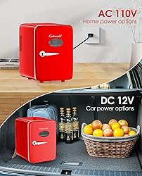 CUTIEWORLD Skincare Fridge - 4L Mini Fridge for