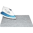 Portable Ironing Wool Mat (Iron Anywhere) Ironing Board Replacement, Iron Board Alternative Pad (11.5" x 14.5")