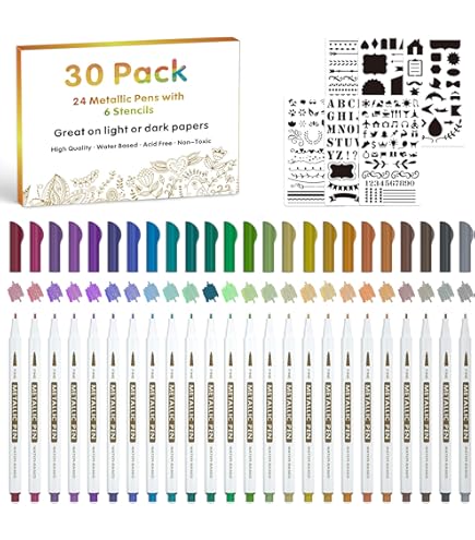 Alpino Trousse 10 Marqueurs Métallisés | Pointe 2,9 Mm