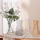 Vzmiza Amber Glass Vase Premium Quality Modern Rustic Decor view 7