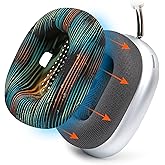 WC SweatZ Max - Patented Protective Earpad Covers for Airpods Max Made by Wicked Cushions | Sweatproof & Easily Washable | Full Earpad Sweat Protection | The Simulation