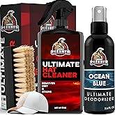 Combat Cleaner Ultimate Hat Cleaning Kit for All Types of Hats - Hat Cleaner with Brush and Deodorizer - Hat Stain Remover for Baseball Cap, Cowboy Hats and More