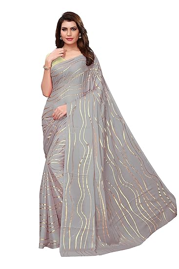 Winza Designer Womens Rangoli Silk Saree With Blouse (FOIL LEHARIYA)
