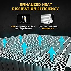 DWVO 34 Inch Core Radiator Compatible with Chevy