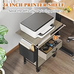 GYIIYUO 2 Drawer File Cabinet with 24'' Extended
