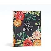 CSB Notetaking Bible, Hosanna Revival Edition, Dahlias Cloth Over Board, Black Letter, Single-Column, Journaling Space, Readi