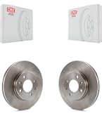 thumbnail image 2 of AutoShack Front Brake Rotor Kit For Jeep Wrangler JK (2007-2018) 3.6L & 3.8L V6 - Set Of 2 2 of 13