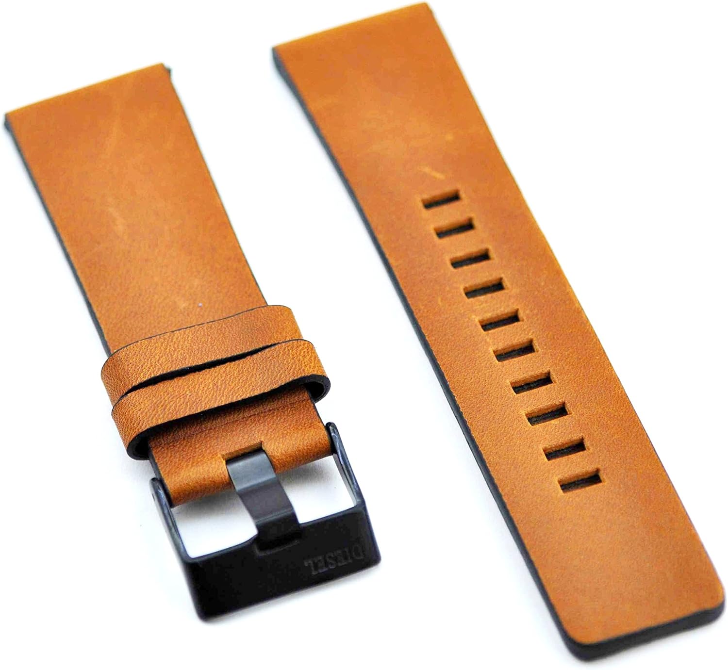Fit Diesel Replacement Leather Watch Strap Band 26mm Brown DZ4280