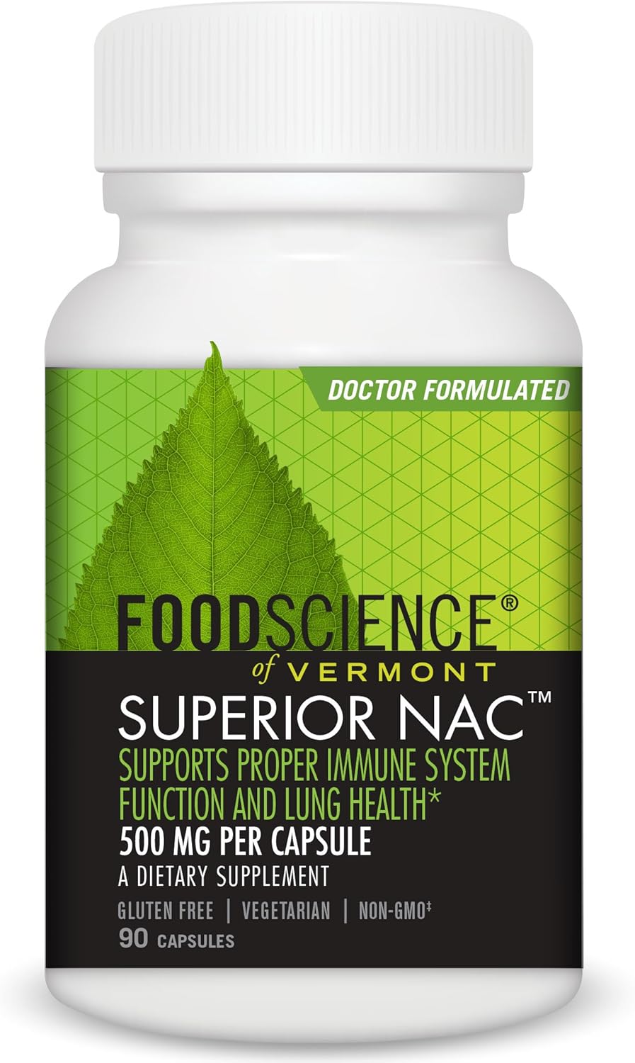 FoodScience of Vermont Superior NAC, Amino Acid Immune