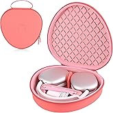 Headphone Case for AirPods Max Hard Portable Over Ear Headphone Carrying Case, Wireless Headphone Storage Protective Case for Travel Home (RED)