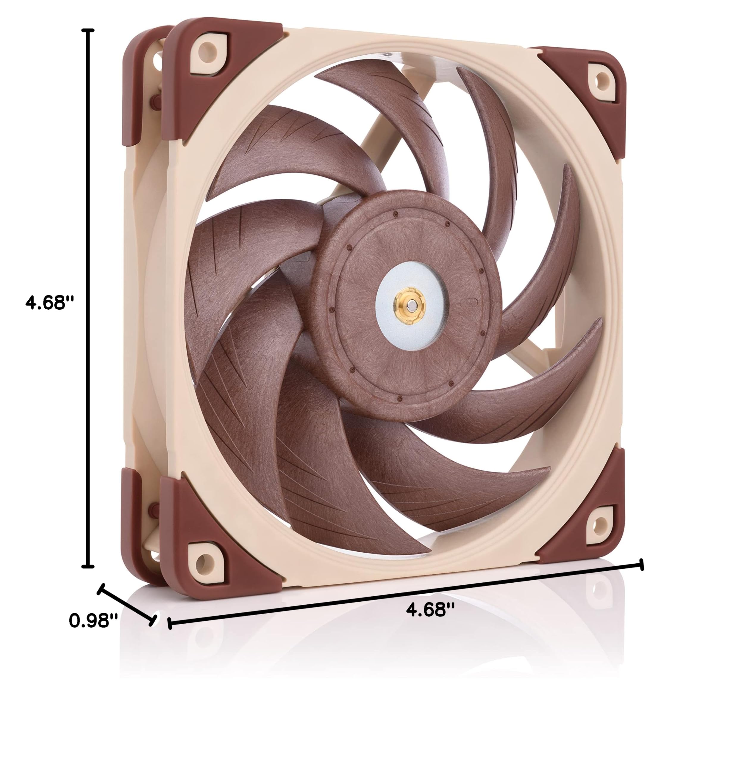 Noctua NF-A12x25 PWM, Premium Quiet Fan, 4-Pin (120mm, Brown)